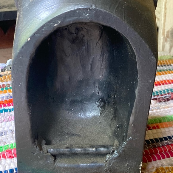 Bookend or Sconce Plaster Charcoal - Picture 2 of 7